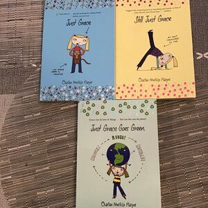 Lot of three Just Grace Books--Excellent Shape--Homeschool Reading